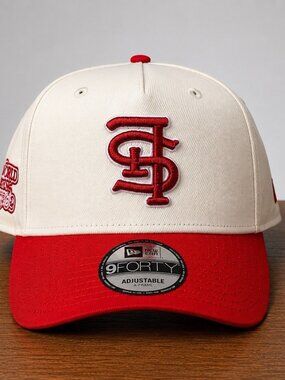 New Era St Louis Cardinals Upside Down Logo Patch 9Forty 940 Snapback Hat NEW